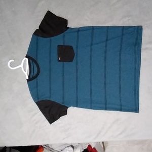 Split Blue/Black T-shirt
